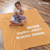 うるう年から…2月29日誕生日 シェルパブランケット