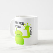 うるう年のうるう日のベビーのコーヒー・マグ コーヒーマグカップ (正面左)