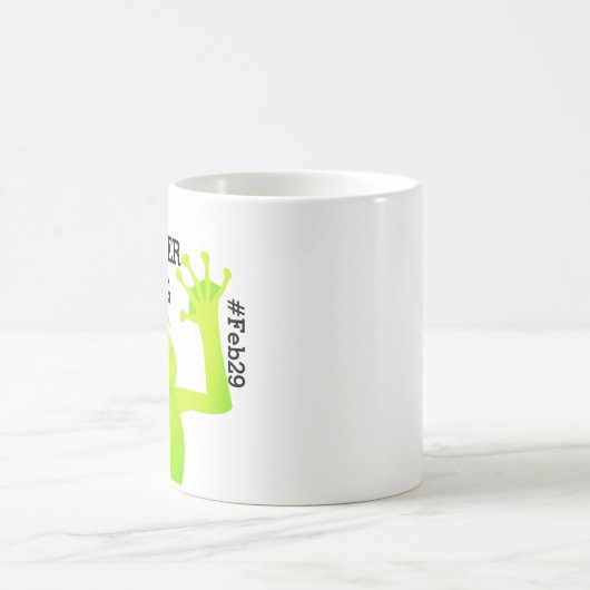 うるう年のうるう日のベビーのコーヒー・マグ コーヒーマグカップ (中央)