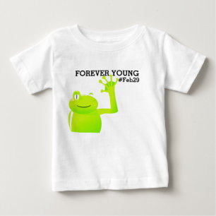 うるう年のうるう日のベビーのワイシャツ ベビーTシャツ