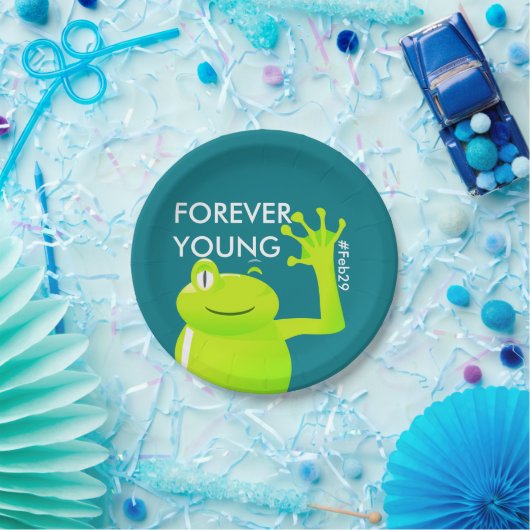 うるう年のうるう日のベビーの紙皿 ペーパープレート (パーティー)