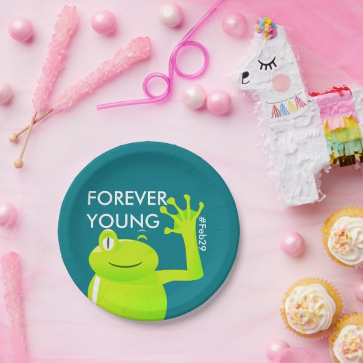 うるう年のうるう日のベビーの紙皿 ペーパープレート (パーティー)
