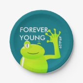 うるう年のうるう日のベビーの紙皿 ペーパープレート (正面)