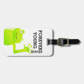 うるう年のうるう日のベビーの荷物のラベル ラゲッジタグ (正面横)