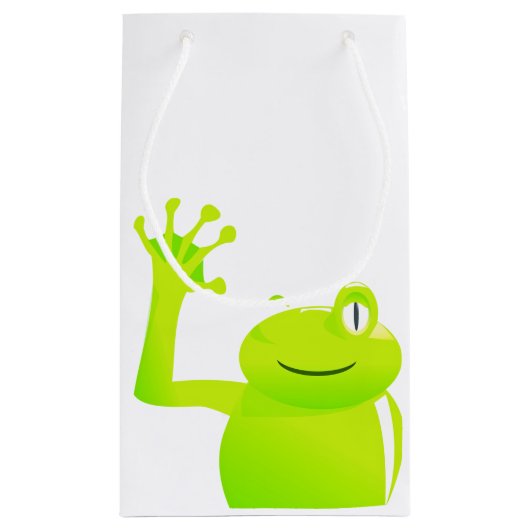 うるう年のうるう日の赤ん坊のギフトバッグ スモールペーパーバッグ (裏面)