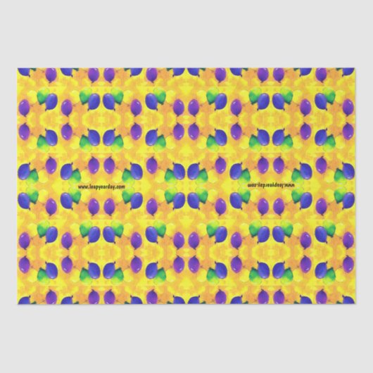 うるう年のティッシュペーパー 薄葉紙 (正面)