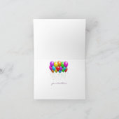 うるう年のハッピーバースデー カード (内部)