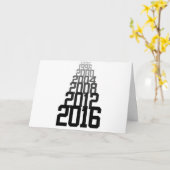 うるう年のバースデー・カード カード (黄色い花)