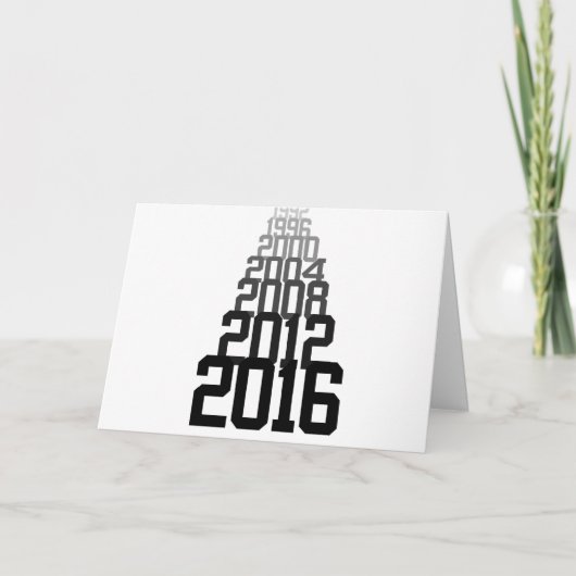 うるう年のバースデー・カード カード (正面)