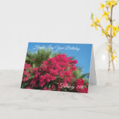 うるう年のバースデー・カード カード (黄色い花)