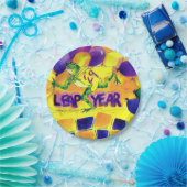 うるう年のパーティーのプレート ペーパープレート (パーティー)