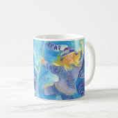 うるう年のリボンのダンサー コーヒーマグカップ (正面右)