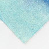 うるう年のリボンのダンサー フリースブランケット (角)