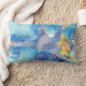 うるう年のリボンのダンサー ランバークッション (ブランケット)