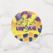 うるう年の紙吹雪の気球 コンフェッティ (スモール正面)