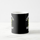 うるう年の誕生日おめでとう 面白い駄洒落 コーヒーマグカップ (中央)
