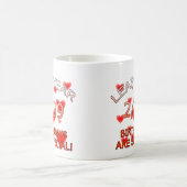 うるう年の誕生日は特別です! コーヒーマグカップ (中央)