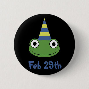 うるう年の誕生日 缶バッジ