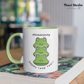 うるう年永遠に若い3カエル2月29お祝い マグカップ