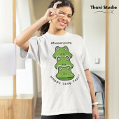 うるう年永遠に若い3カエル2月29お祝い Tシャツ