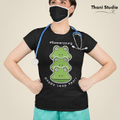 うるう年永遠に若い3カエル2月29お祝い Tシャツ