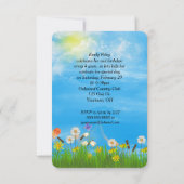 うるう年誕生日パーティー 招待状 (裏面)