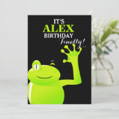 うるう年/うるう日 赤ちゃん 誕生日招待状 招待状 (スタンド正面)