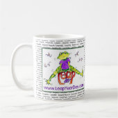 うるう日のコップのマグ コーヒーマグカップ (左)