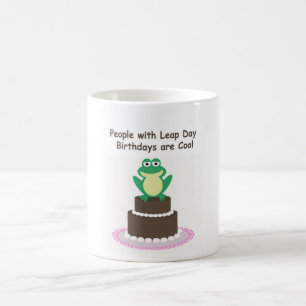 うるう日の誕生日のマグ コーヒーマグカップ