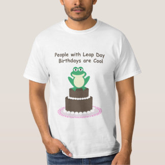 うるう日の誕生日のワイシャツ Tシャツ