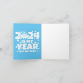 うるう日リーパー2024は私の年2月29日誕生日 カード (内部)