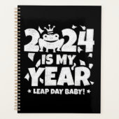 うるう日リーパー2024は私の年2月29日誕生日 プランナー手帳 (正面)