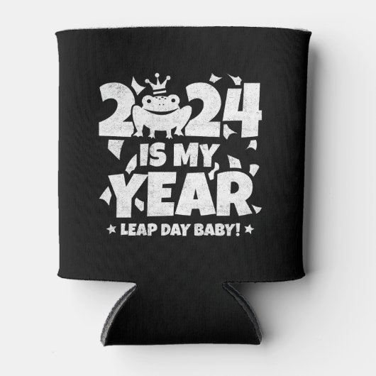 うるう日リーパー2024は私の年2月29日誕生日 缶クーラー (正面)
