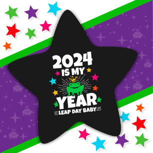 うるう日リープリング2024は私の年2月29誕生日 星シール