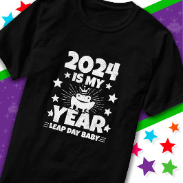 うるう日リープリング2024は私の年2月29誕生日 Tシャツ
