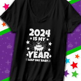 うるう日リープリング2024は私の年2月29誕生日 Tシャツ