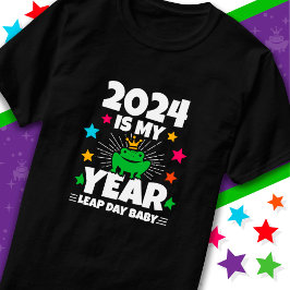 うるう日リープリング2024は私の年2月29誕生日 Tシャツ