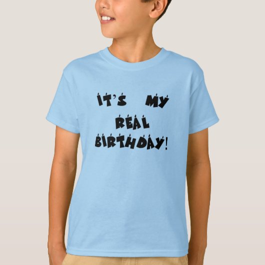 うるう日誕生日 Tシャツ (正面)