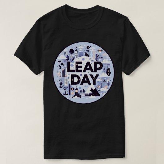 うるう日1 Tシャツ (デザイン正面)