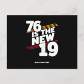 うるう日76歳の誕生日パーティー 新うるう年2月29日 ポストカード (正面)