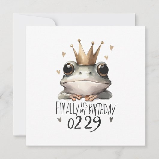 うるう日 カード (正面)