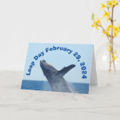 うるう日 2024年2月29日 カード (黄色い花)