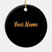 うるさいウサギ 面白い皮肉 コミックデザイン セラミックオーナメント (裏面)