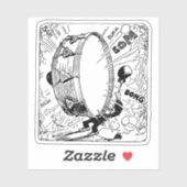 うるさいドラマー シール (シート)