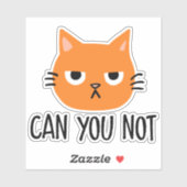 うるさい猫はおもしろい シール (シート)