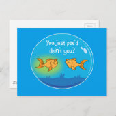 うるさい金魚 ポストカード (正面/裏面)