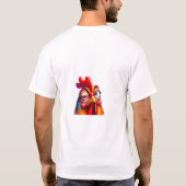 うるさい！黙って！ Tシャツ (裏面)
