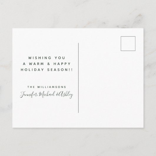 うれしいお知らせ |世界中の平和 ポストカード (裏面)