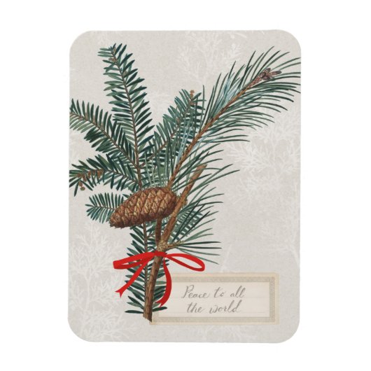 うれしいお知らせ |世界中の平和 マグネット (縦)