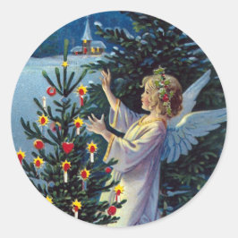 「うれしいクリスマス」ヴィンテージクリスマス ラウンドシール